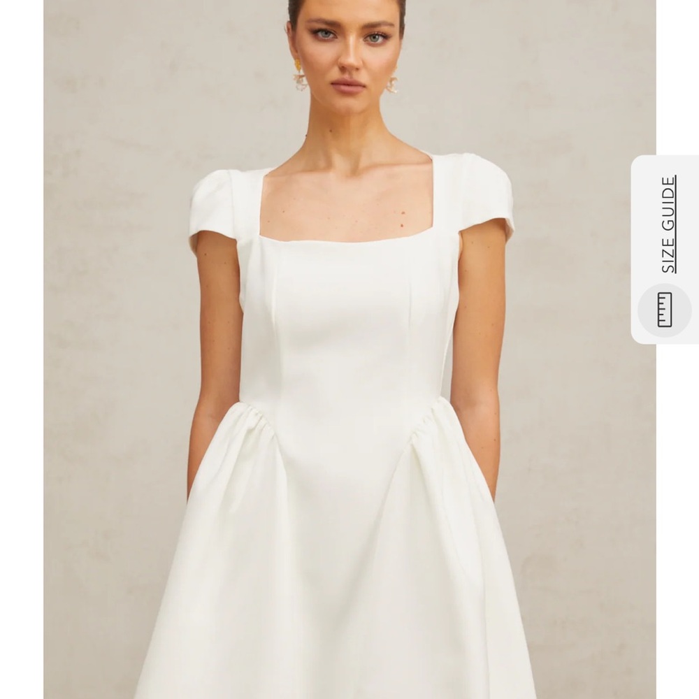 Elegant White Women's Dress